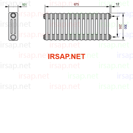 Радиатор IRSAP Tesi 30300/15 T02 CL 01